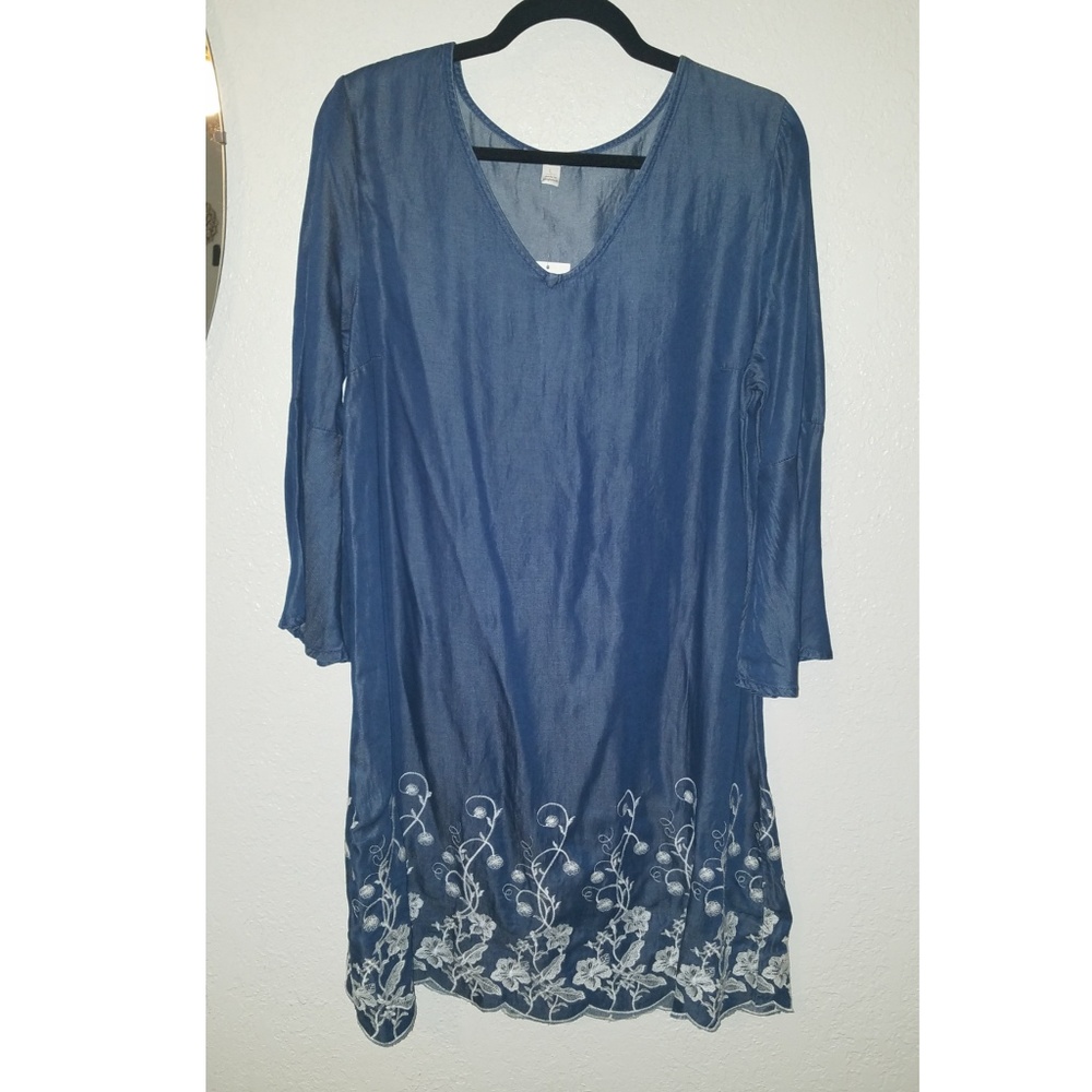 Denim Colored Dress